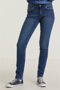 Edc by Esprit Skinny fit jeans met coole washed out en used effecten