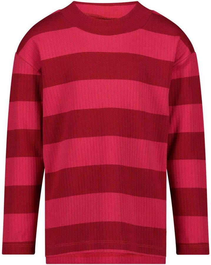 Esprit gestreepte longsleeve rood Meisjes Katoen Ronde hals Streep 152