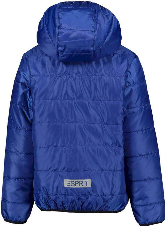 Esprit jas hardblauw Jongens Polyamide Capuchon Effen 128