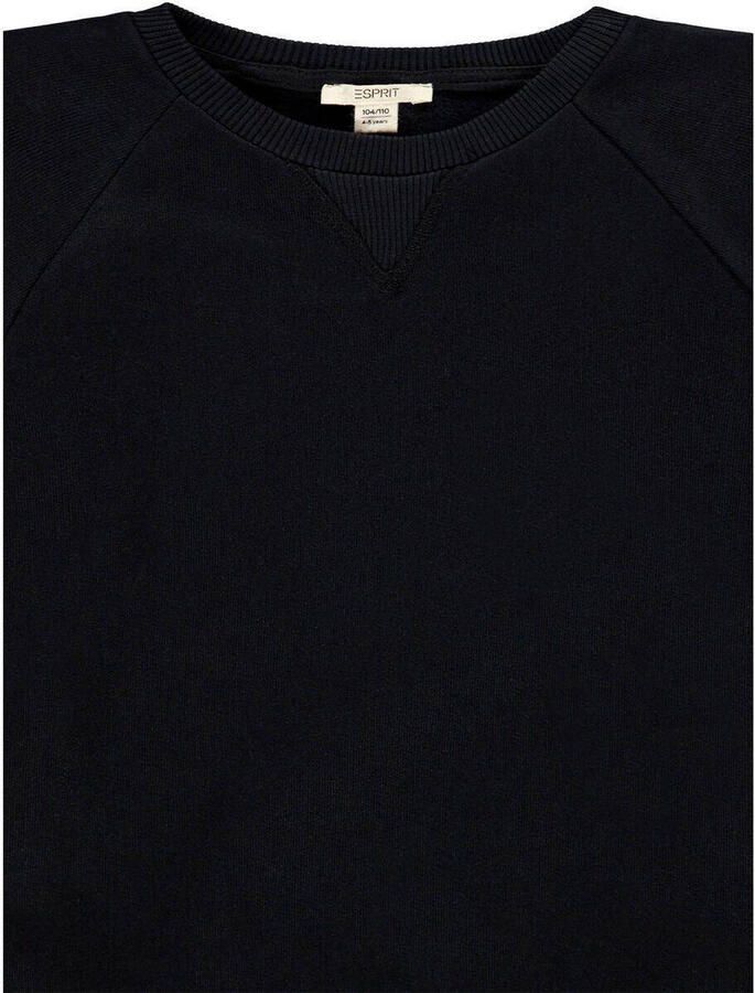 Esprit longsleeve zwart Jongens Katoen Ronde hals Effen 104-110