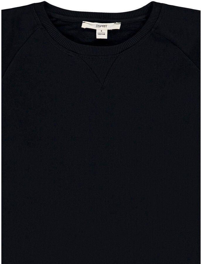 Esprit longsleeve zwart Jongens Katoen Ronde hals Effen 128