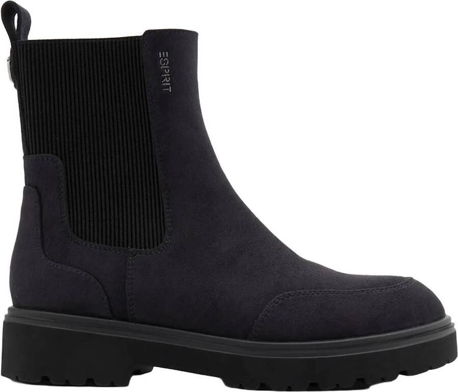 ESPRIT suèdelook chelsea boots donkerblauw