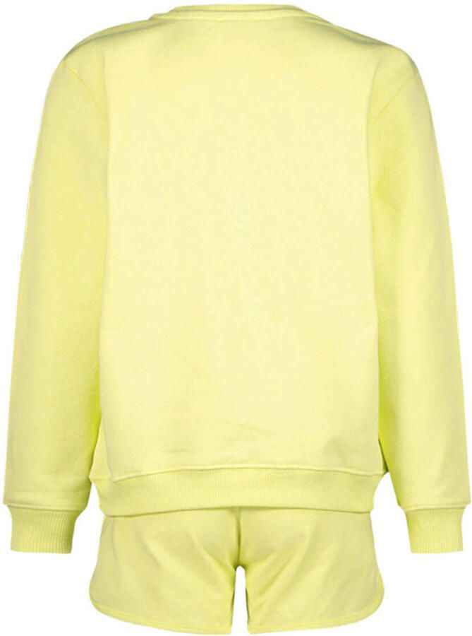 Esprit sweater + short geel Shirt + broek Logo 104-110 - Foto 2
