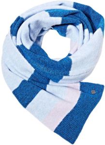 ESPRIT gestreepte sjaal kobaltblauw lichtblauw
