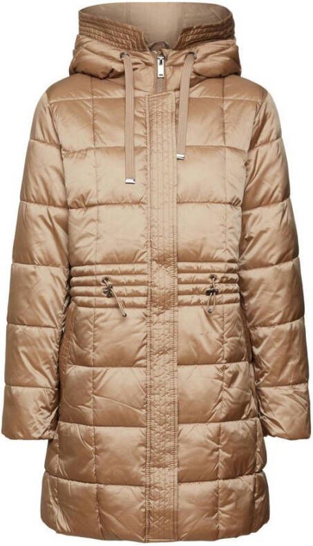 Esprit collection Gewatteerde jas met capuchon