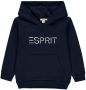 Esprit hoodie met logo donkerblauw Sweater Logo 128 - Thumbnail 1