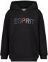 Esprit hoodie met logo zwart Sweater Logo 92 | Sweater van - Thumbnail 1