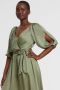 ESPRIT jurk met open detail groen - Thumbnail 1
