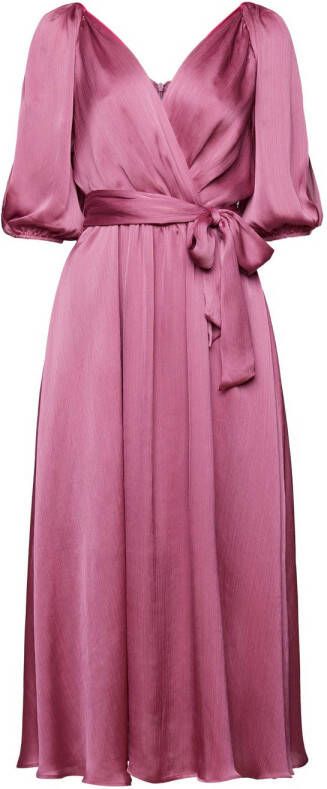 ESPRIT jurk met open detail paars