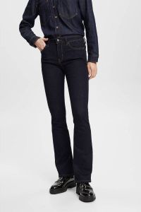 ESPRIT low waist bootcut jeans dark blue denim
