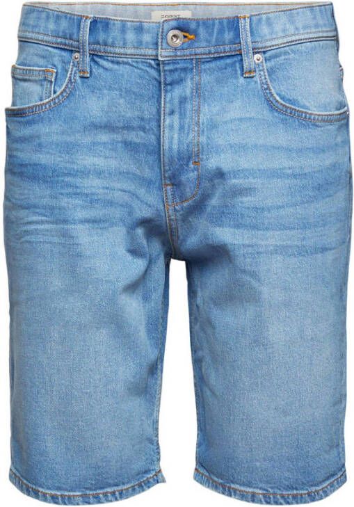 ESPRIT Men Casual regular fit jeans short blue light wash