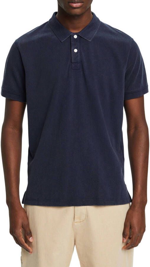 Esprit Poloshirt in effen design model 'PIPO'