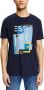 ESPRIT Men Casual T-shirt met printopdruk navy - Thumbnail 3