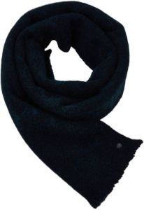 ESPRIT gemeleerde sjaal zwart donkerblauw