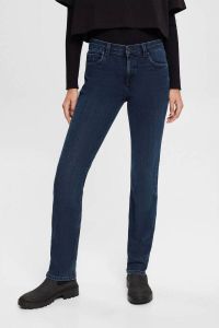 ESPRIT straight fit jeans blue black