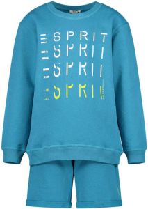 ESPRIT sweater + T-shirt + short geel