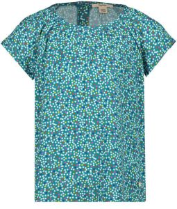 ESPRIT T-shirt met all over print turquoise