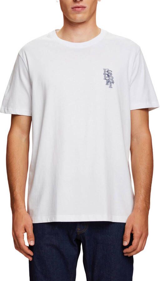 ESPRIT T-shirt met printopdruk wit