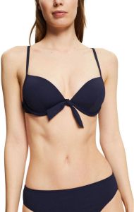ESPRIT Wo Beach niet-voorgevormde beugel bikinitop donkerblauw