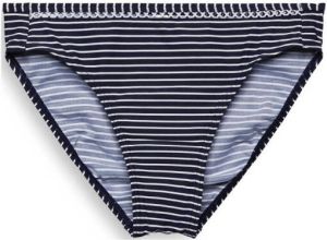 ESPRIT Women Beach gestreept bikinibroekje donkerblauw wit