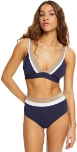 Esprit High waist bikinibroekje in colour-blocking-design model 'TAYRONA'