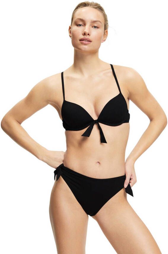 ESPRIT Women Beach strik bikinibroekje zwart