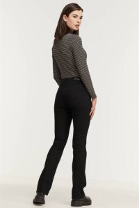 ESPRIT Women Casual bootcut jeans met biologisch katoen zwart
