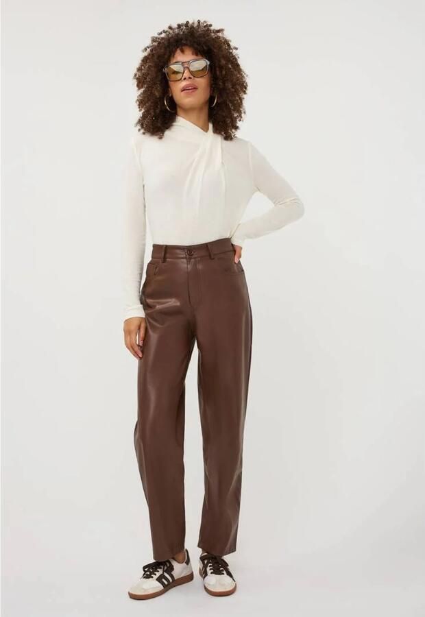 Esqualo barrel broek bruin - Foto 2