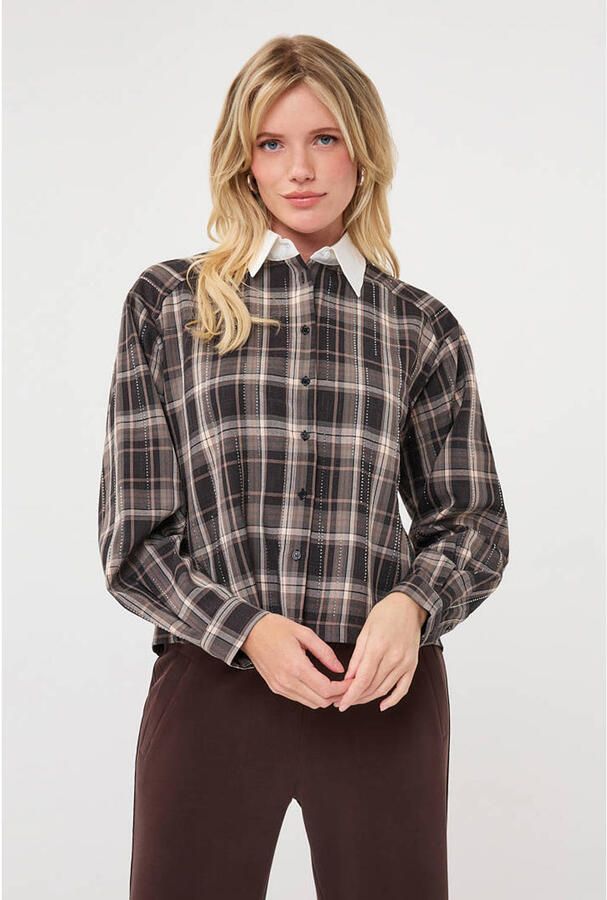 Esqualo blouse bruin