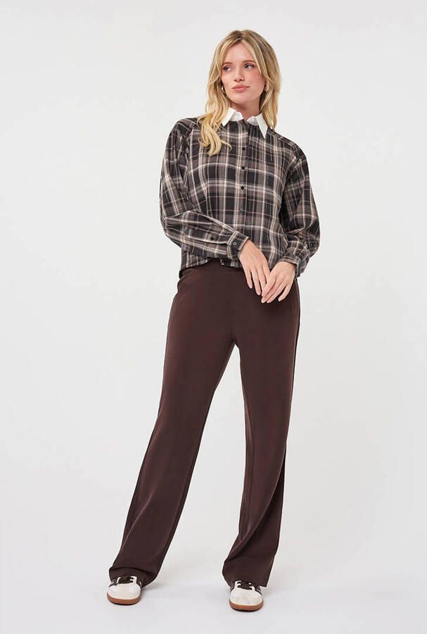 Esqualo blouse bruin - Foto 2
