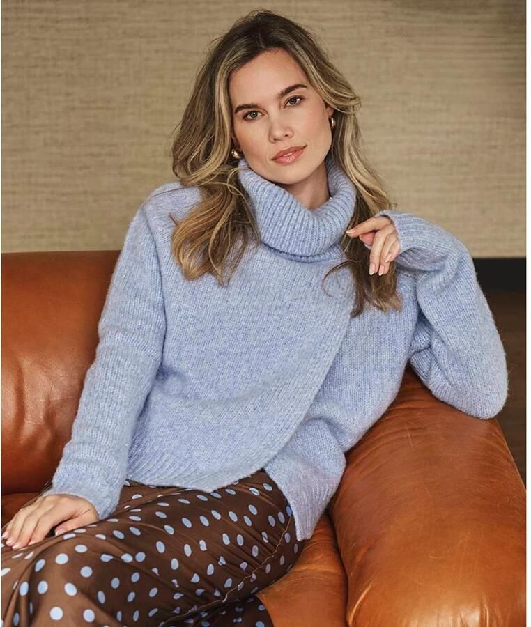 Esqualo coltrui met wol blauw - Foto 2