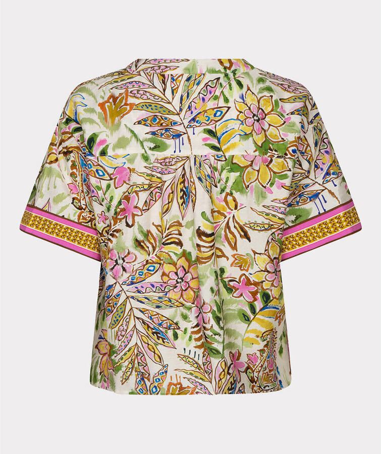 Esqualo gebloemde blouse multi - Foto 2