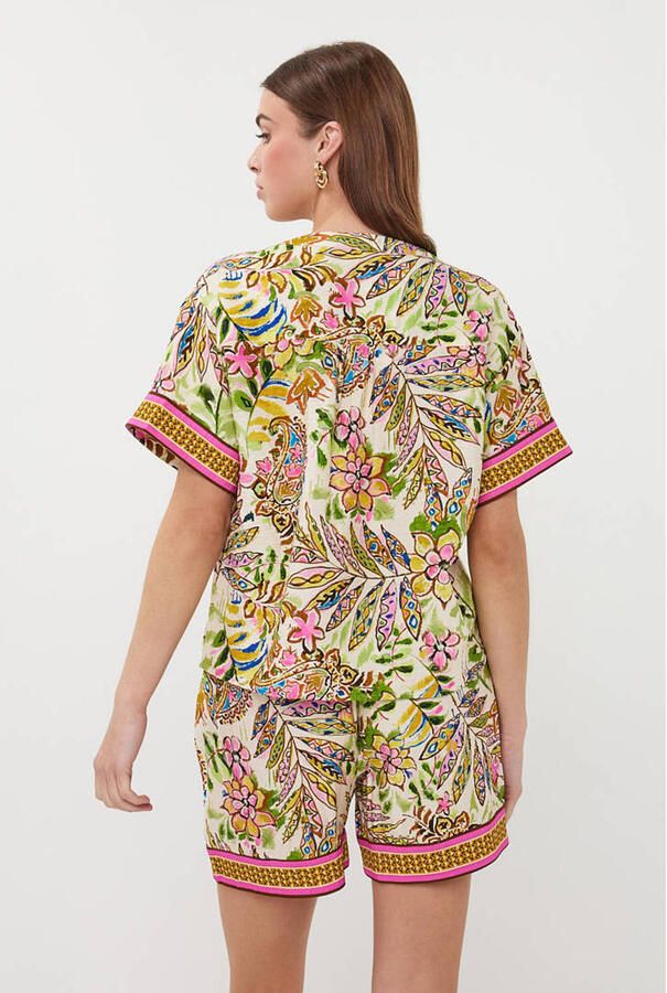 Esqualo gebloemde blouse multi - Foto 3