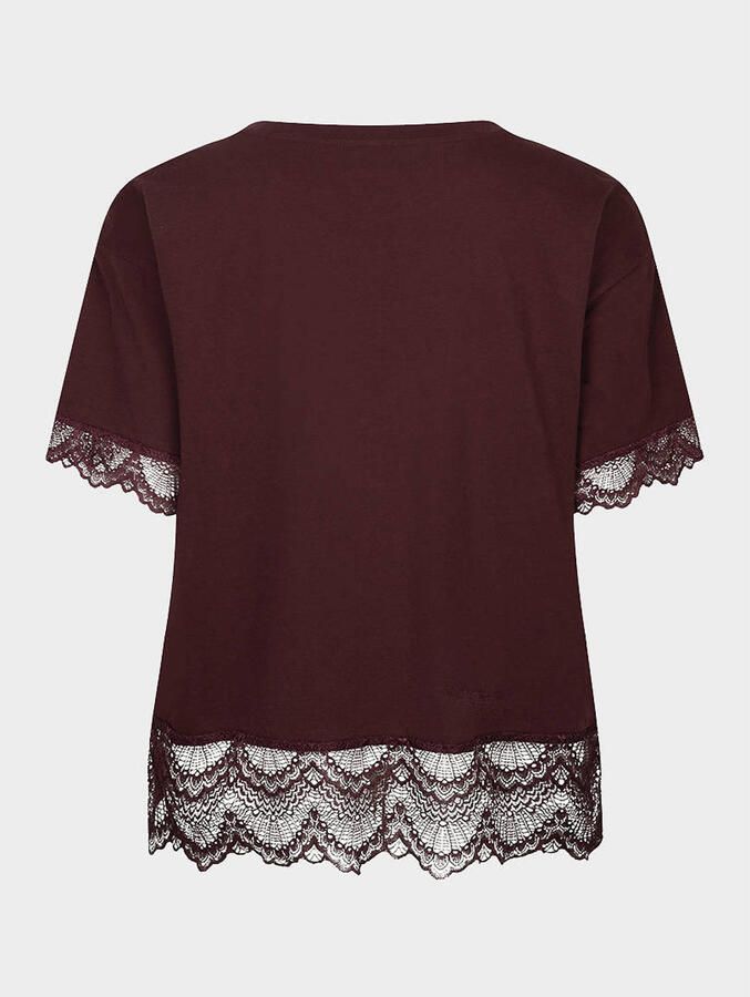 Esqualo T-shirt donkerrood - Foto 2