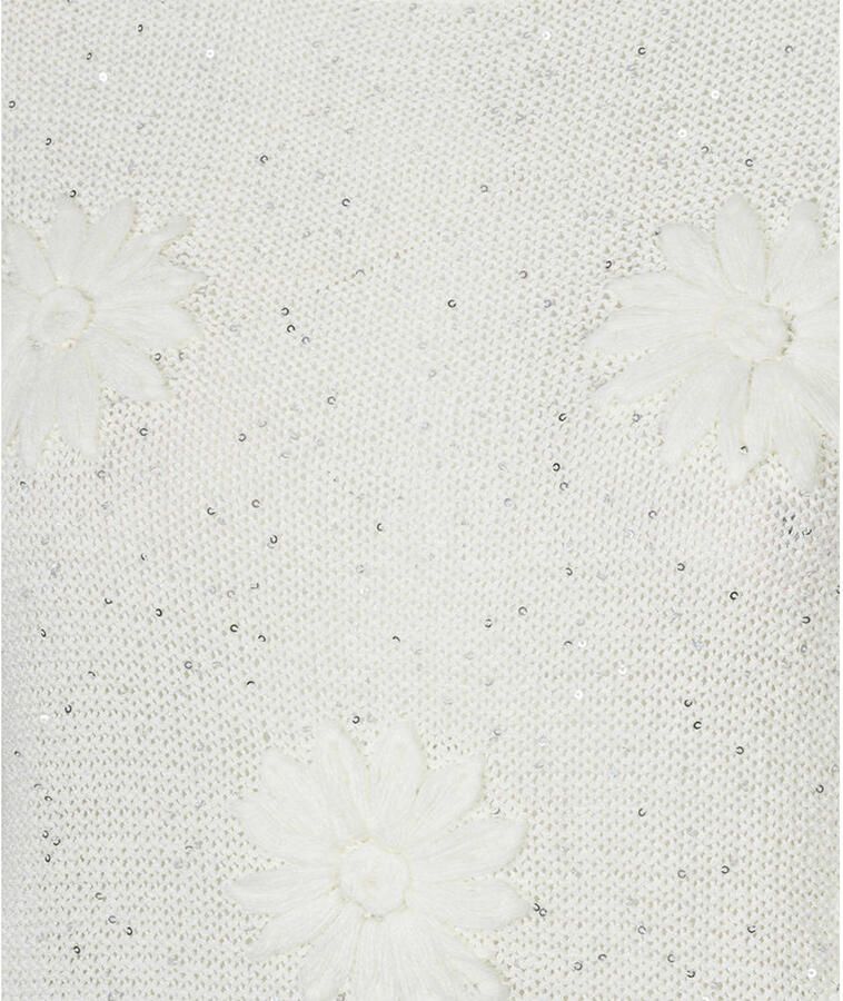 Esqualo top met glitter ecru - Foto 2