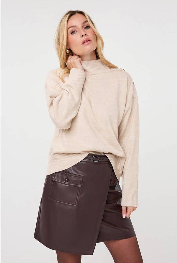 Esqualo trui met wol beige