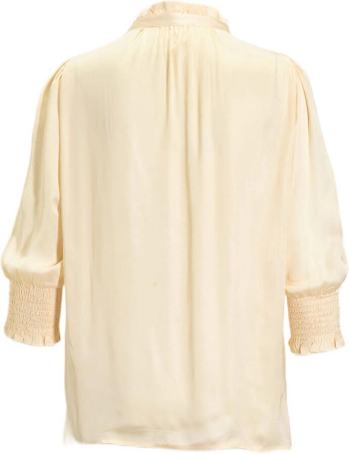 EST'SEVEN Dames Blouses Elise Blouse Wit - Foto 4
