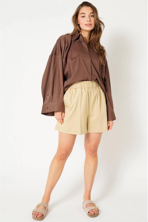 Est'seven blouse bruin