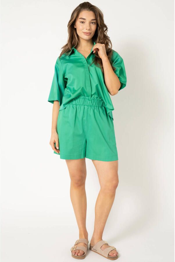 Est'seven blouse groen - Foto 3
