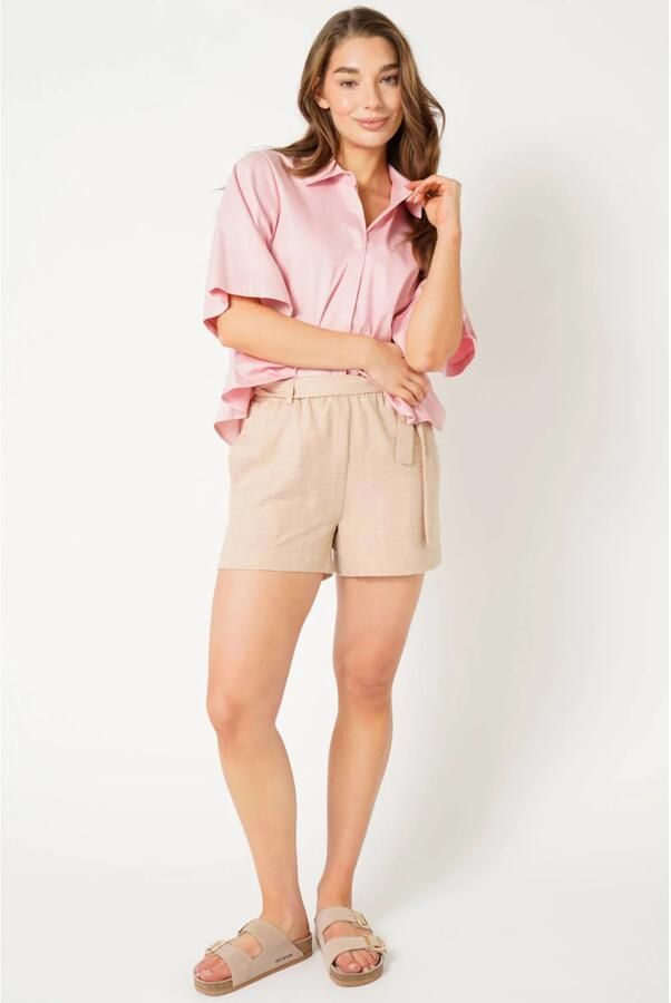 EST'SEVEN Dames Blouses Alijah Blouse Rnbw Lichtroze - Foto 5