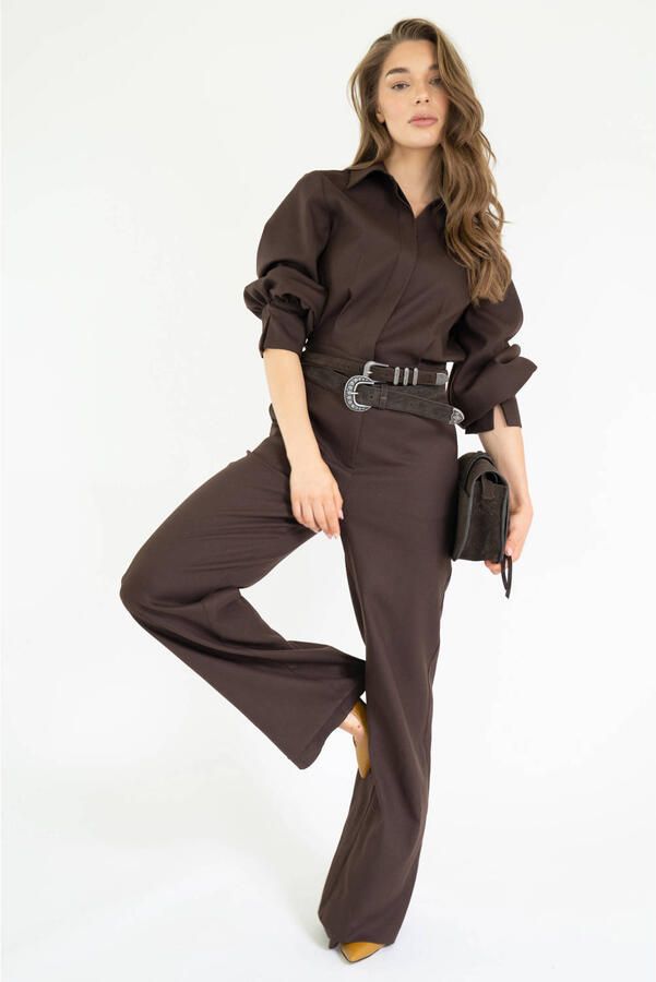 Est'seven jumpsuit bruin - Foto 2
