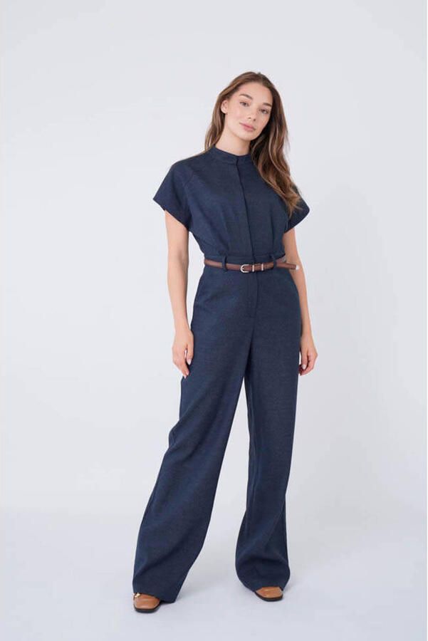 Est'Seven Jumpsuit Hailey donkerblauw - Foto 3