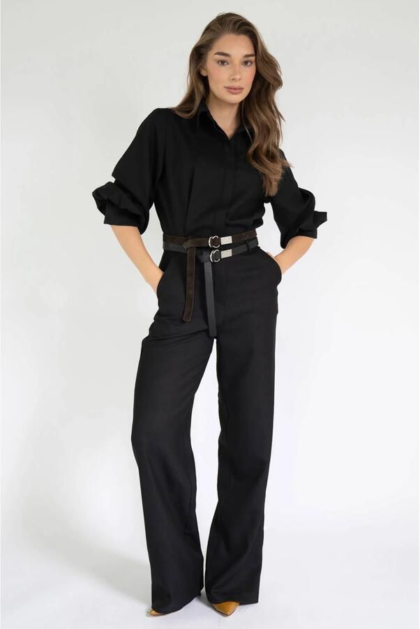 EST'SEVEN Dames Jumpsuits Imenny Jumpsuit Zwart