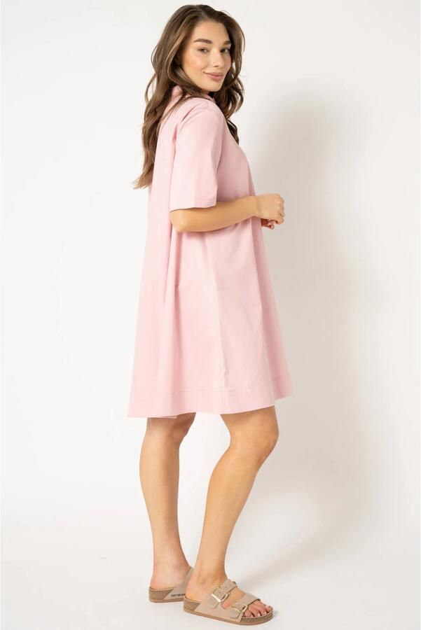 EST'SEVEN Dames Jurken Beyza Dress Roze - Foto 7