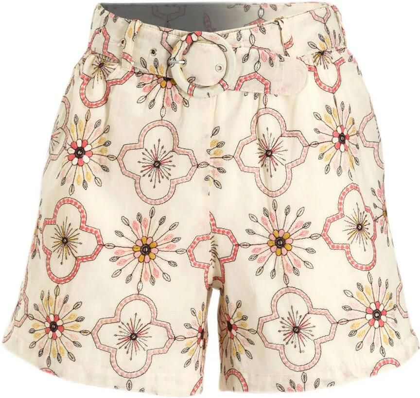 Est'seven relaxed regular waist casual short crème - Foto 6