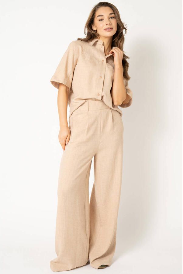 EST'SEVEN Dames Broeken Jildau Trouser 26 Zand - Foto 5