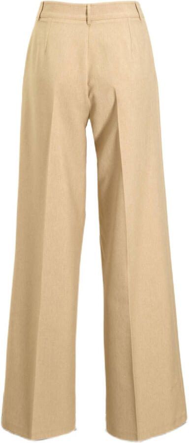 Est'seven wide leg high waist pantalon beige - Foto 3