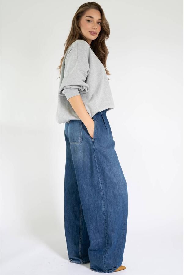 EST'SEVEN Dames Jeans Couture Jeans Blauw - Foto 5