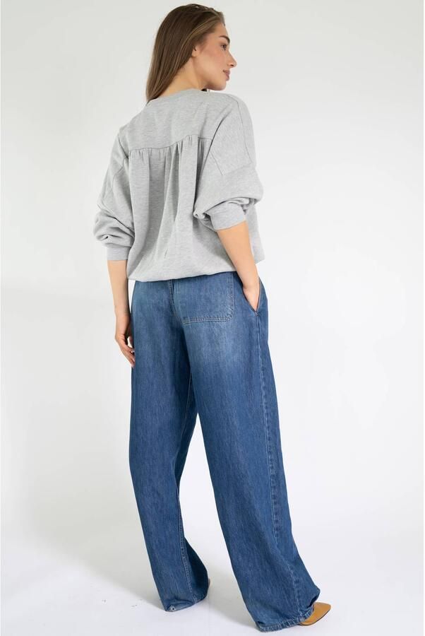 EST'SEVEN Dames Jeans Couture Jeans Blauw - Foto 6