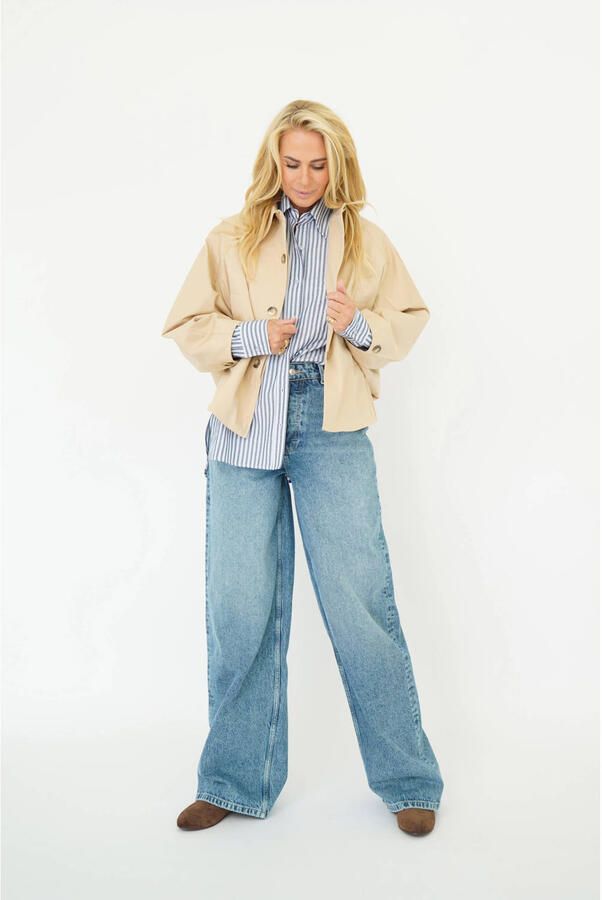 Est'seven X Ellemieke trenchcoat beige - Foto 2